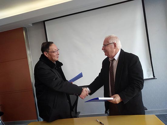 Prof. Shimon Gepstein and Prof. Zeev Drori recently returned from a successful trip to Hefei, China, capital of the Anhui Province where they met with large universities. Prof. Gepstein signed a memorandum of understanding, opening up partnerships that will continue to enhance the success of Kinneret College of the Sea of Galilee.