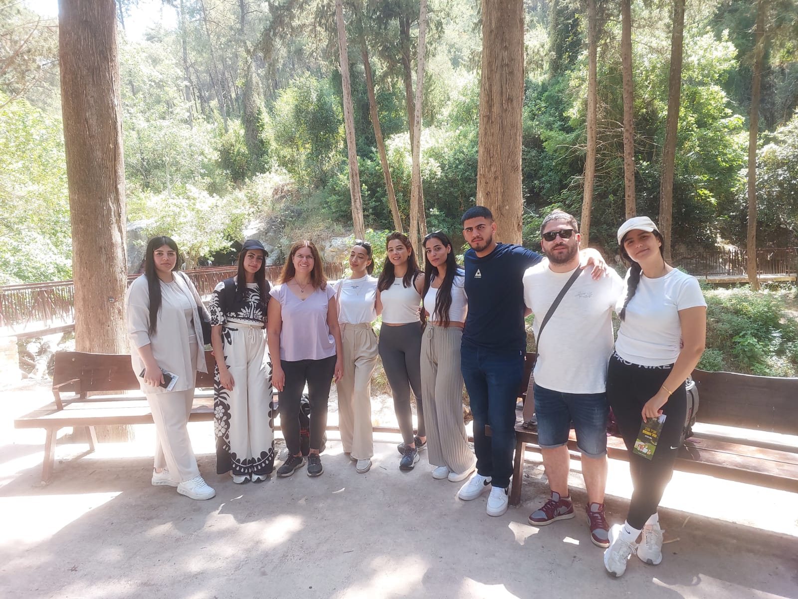 סיור לנחל השופט וחוות עמק השלום בקורס "סוגיות בפנאי"